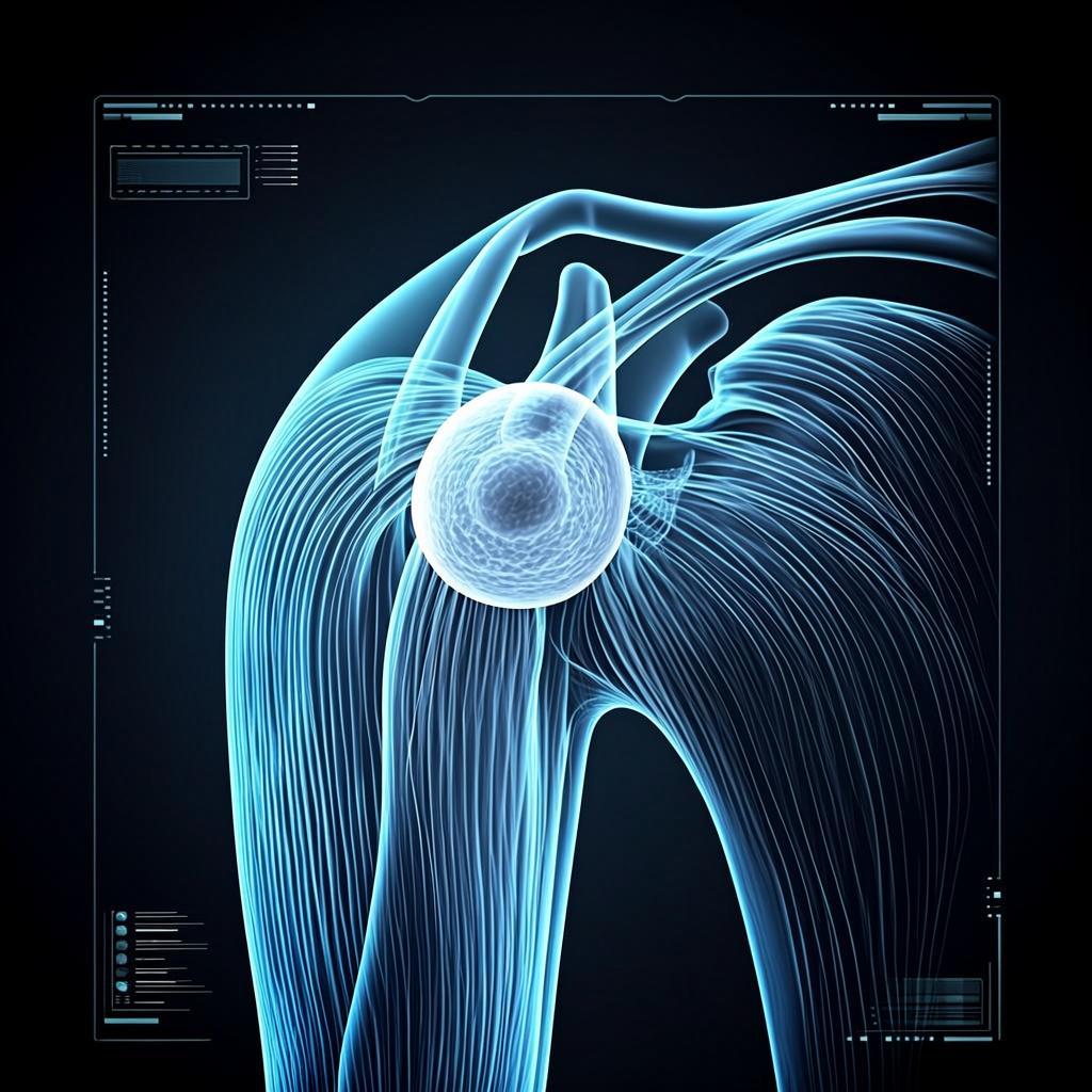 Shoulder anatomy visualization